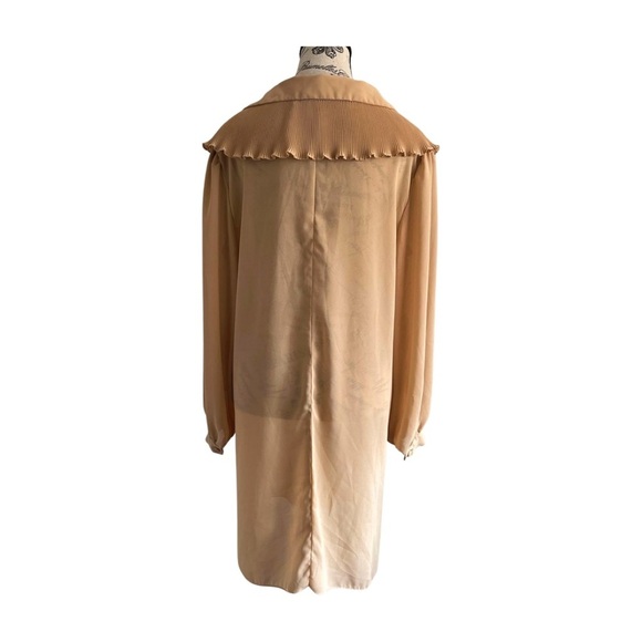 Vintage 70s Matinée Sheer Dress – Flowy Boho Fit – One Size S–L - Picture 6 of 7